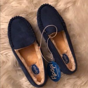 Floopi Navy Moccasins 8M